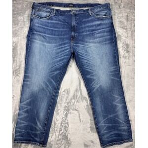 Polo Ralph Lauren Mens Big & Tall 46x30 Blue Denim Straight Leg Jeans